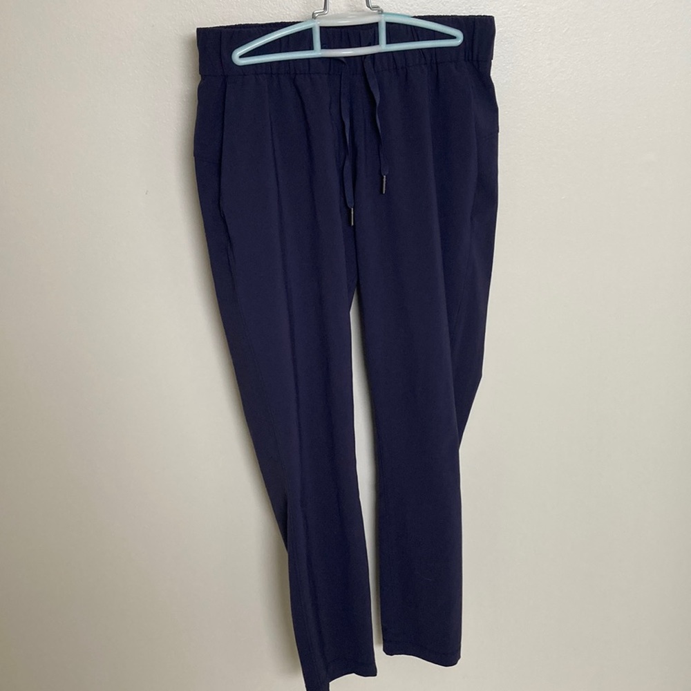 Navy Lululemon athletic pants